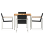 Set de Comedor para Jardín de 5 Piezas de Madera Sólida de Teca | Foro24.es | Tu tienda online para hogar, jardín y más Foro24.es