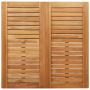 Set de Comedor para Jardín de 5 Piezas de Madera Sólida de Teca | Foro24.es | Tu tienda online para hogar, jardín y más Foro24.es