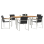 Juego de Comedor de Jardín de 7 Piezas de Madera Maciza de Teca | Foro24.es | Tu tienda online para hogar, jardín y más Foro24.es