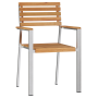 Sillas de Jardín Apilables  6 pcs 54.5x56x89 cm Madera Maciza de Teca | Foro24.es | Tu tienda online para hogar, jardín y más Foro24.es