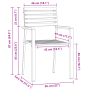Sillas de Jardín Apilables  6 pcs 54.5x56x89 cm Madera Maciza de Teca | Foro24.es | Tu tienda online para hogar, jardín y más Foro24.es