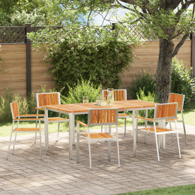 Sillas de Jardín Apilables 6 pcs 54.5x56x87 cm
