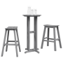 Juego de Bar de Jardín  de 3 Piezas Gris Claro HDPE | Foro24.es | Tu tienda online para hogar, jardín y más Foro24.es