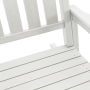 Set de Lounge para Jardín de 3 Piezas Blanco HDPE de , Sillas de jardín - Ref: Foro24-3335814, Precio: 303,95 €