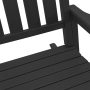 Set de Lounge para Jardín 3 Piezas Negro HDPE de , Sillas de jardín - Ref: Foro24-3335816, Precio: 317,99 €, Descuento: %