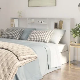 White headboard furniture 200x19x103.5 cm by vidaXL, Headboards and footboards - Ref: Foro24-811889, Price: 80,34 €, Discount: %