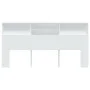 White headboard furniture 200x19x103.5 cm by vidaXL, Headboards and footboards - Ref: Foro24-811889, Price: 79,99 €, Discount: %