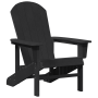 Conjunto de Jardín de 3 Piezas Negro HDPE de , Sillas de jardín - Ref: Foro24-3335832, Precio: 270,48 €