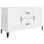Glossy white engineered wood sideboard 100x36x60 cm by vidaXL, Sideboards - Ref: Foro24-812525, Price: 92,38 €, Discount: %