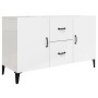 Hochglanzweißes Sideboard aus Holzwerkstoff, 100 x 36 x 60 cm von vidaXL, Sideboards - Ref: Foro24-812525, Preis: 96,01 €, Ra...