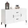 Hochglanzweißes Sideboard aus Holzwerkstoff, 100 x 36 x 60 cm von vidaXL, Sideboards - Ref: Foro24-812525, Preis: 96,01 €, Ra...