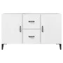 Glossy white engineered wood sideboard 100x36x60 cm by vidaXL, Sideboards - Ref: Foro24-812525, Price: 92,38 €, Discount: %