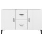 Hochglanzweißes Sideboard aus Holzwerkstoff, 100 x 36 x 60 cm von vidaXL, Sideboards - Ref: Foro24-812525, Preis: 96,01 €, Ra...