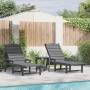 Conjunto de Muebles de Jardín 3 Piezas Gris Claro HDPE de , Sillas de jardín - Ref: Foro24-3335857, Precio: 352,88 €