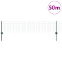 Valla Euro con 22 postes verdes 0,4x50 m de acero de , Postes de cerca - Ref: Foro24-3336031, Precio: 129,58 €, Descuento: %