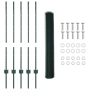 Postes de Cerca  5 pcs U-Channel Verde 100 cm Acero | Foro24.es | Tu tienda online para hogar, jardín y más Foro24.es