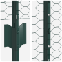 Postes de Cerca  5 pcs U-Channel Verde 100 cm Acero | Foro24.es | Tu tienda online para hogar, jardín y más Foro24.es
