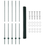 Postes de Cerca  5 pcs U-Canal Verde 160 cm Acero | Foro24.es | Tu tienda online para hogar, jardín y más Foro24.es