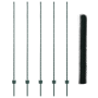 Postes de Cerco  5 pcs U-Channel Verde 160 cm Acero | Foro24.es | Tu tienda online para hogar, jardín y más Foro24.es