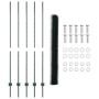 Postes de Cerco  5 pcs U-Channel Verde 160 cm Acero | Foro24.es | Tu tienda online para hogar, jardín y más Foro24.es