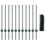 Postes de Cerca 11 pcs U-Channel Verde 80 cm Acero by , fence posts - Ref: Foro24-3336714, Price: 67,64 €, Discount: %