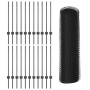 Postes de Cerca  11 pcs U-Channel Gris 80 cm Acero | Foro24.es | Tu tienda online para hogar, jardín y más Foro24.es