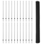 Postes de Cerca  22 pcs U-Channel Gris 150 cm Acero | Foro24.es | Tu tienda online para hogar, jardín y más Foro24.es