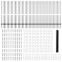 Postes de Cerca  22 pcs U-Channel Gris 140 cm Acero | Foro24.es | Tu tienda online para hogar, jardín y más Foro24.es