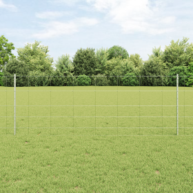 Puestos de Cerca 11 pcs U-Channel 80 cm Acero