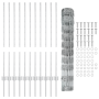 Posts para Cerca  22 pcs U-Channel 100 cm Acero Galvanizado | Foro24.es | Tu tienda online para hogar, jardín y más Foro24.es