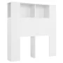 Weißes Kopfteilmöbel 100x18,5x104,5 cm von vidaXL, Kopf- und Fußteile - Ref: Foro24-811907, Preis: 71,62 €, Rabatt: %