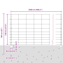 Postes de Cerca  22 pcs U-Channel 120 cm Acero Galvanizado | Foro24.es | Tu tienda online para hogar, jardín y más Foro24.es