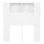 Mueble cabecero blanco 100x18,5x104,5 cm de vidaXL, Cabeceros y pies de cama - Ref: Foro24-811907, Precio: 81,32 €, Descuento: %