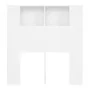 Weißes Kopfteilmöbel 100x18,5x104,5 cm von vidaXL, Kopf- und Fußteile - Ref: Foro24-811907, Preis: 71,62 €, Rabatt: %