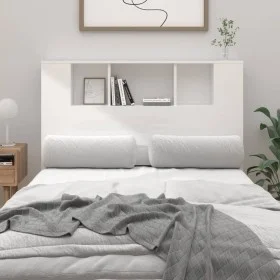 Glänzend weißes Kopfteilmöbel 120x18,5x102,5 cm von vidaXL, Kopf- und Fußteile - Ref: Foro24-811922, Preis: 63,03 €, Rabatt: %