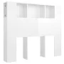 Glänzend weißes Kopfteilmöbel 120x18,5x102,5 cm von vidaXL, Kopf- und Fußteile - Ref: Foro24-811922, Preis: 62,96 €, Rabatt: %