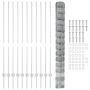 Postes para Cerca  22 pcs U-Channel 140 cm Acero Galvanizado | Foro24.es | Tu tienda online para hogar, jardín y más Foro24.es