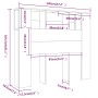 Glänzend weißes Kopfteilmöbel 120x18,5x102,5 cm von vidaXL, Kopf- und Fußteile - Ref: Foro24-811922, Preis: 63,82 €, Rabatt: %
