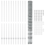 Postes de Cerca  22 pcs U-Channel 150 cm Acero Galvanizado | Foro24.es | Tu tienda online para hogar, jardín y más Foro24.es