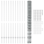 Postes para Cerca 22 pcs Canal U 160 cm Acero Galvanizado | Foro24.es | Tu tienda online para hogar, jardín y más Foro24.es