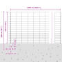 Postes para Cerca 22 pcs Canal U 160 cm Acero Galvanizado | Foro24.es | Tu tienda online para hogar, jardín y más Foro24.es