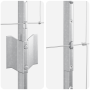 Poste de Cerca 22 pcs U-Channel 100 cm Acero Galvanizado | Foro24.es | Tu tienda online para hogar, jardín y más Foro24.es