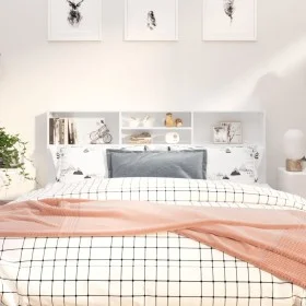 Glossy white headboard furniture 180x19x103.5 cm by vidaXL, Headboards and footboards - Ref: Foro24-811886, Price: 67,01 €, D...