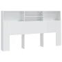 Glänzend weißes Kopfteilmöbel 180x19x103,5 cm von vidaXL, Kopf- und Fußteile - Ref: Foro24-811886, Preis: 67,00 €, Rabatt: %