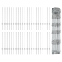 Postes de Cerca  11 pcs U-Channel 80 cm Acero Galvanizado | Foro24.es | Tu tienda online para hogar, jardín y más Foro24.es