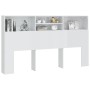 Glänzend weißes Kopfteilmöbel 180x19x103,5 cm von vidaXL, Kopf- und Fußteile - Ref: Foro24-811886, Preis: 67,53 €, Rabatt: %