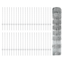 Postes de Cerca  11 pcs U-Channel 80 cm de Acero Galvanizado | Foro24.es | Tu tienda online para hogar, jardín y más Foro24.es