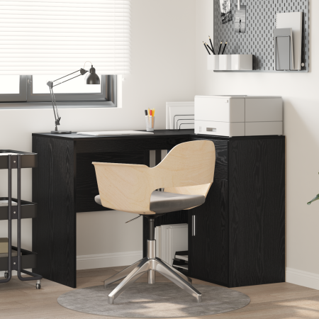 Escritorio en Esquina Roble Negro 102x88x75 cm Madera de Calidad de , Escritorios - Ref: Foro24-3337274, Precio: 149,25 €, De...