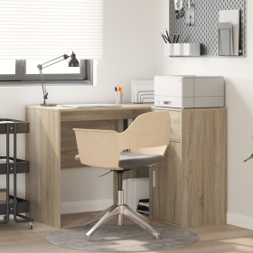 Escritorio de Esquina de Roble de Sonoma 102x88x75 cm Madera Engineered de , Escritorios - Ref: Foro24-3337275, Precio: 140,9...