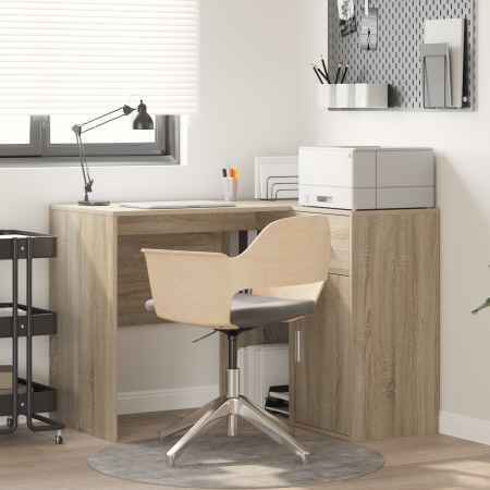 Escritorio de Esquina de Roble de Sonoma 102x88x75 cm Madera Engineered de , Escritorios - Ref: Foro24-3337275, Precio: 140,9...